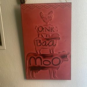 Farm Animal Sign